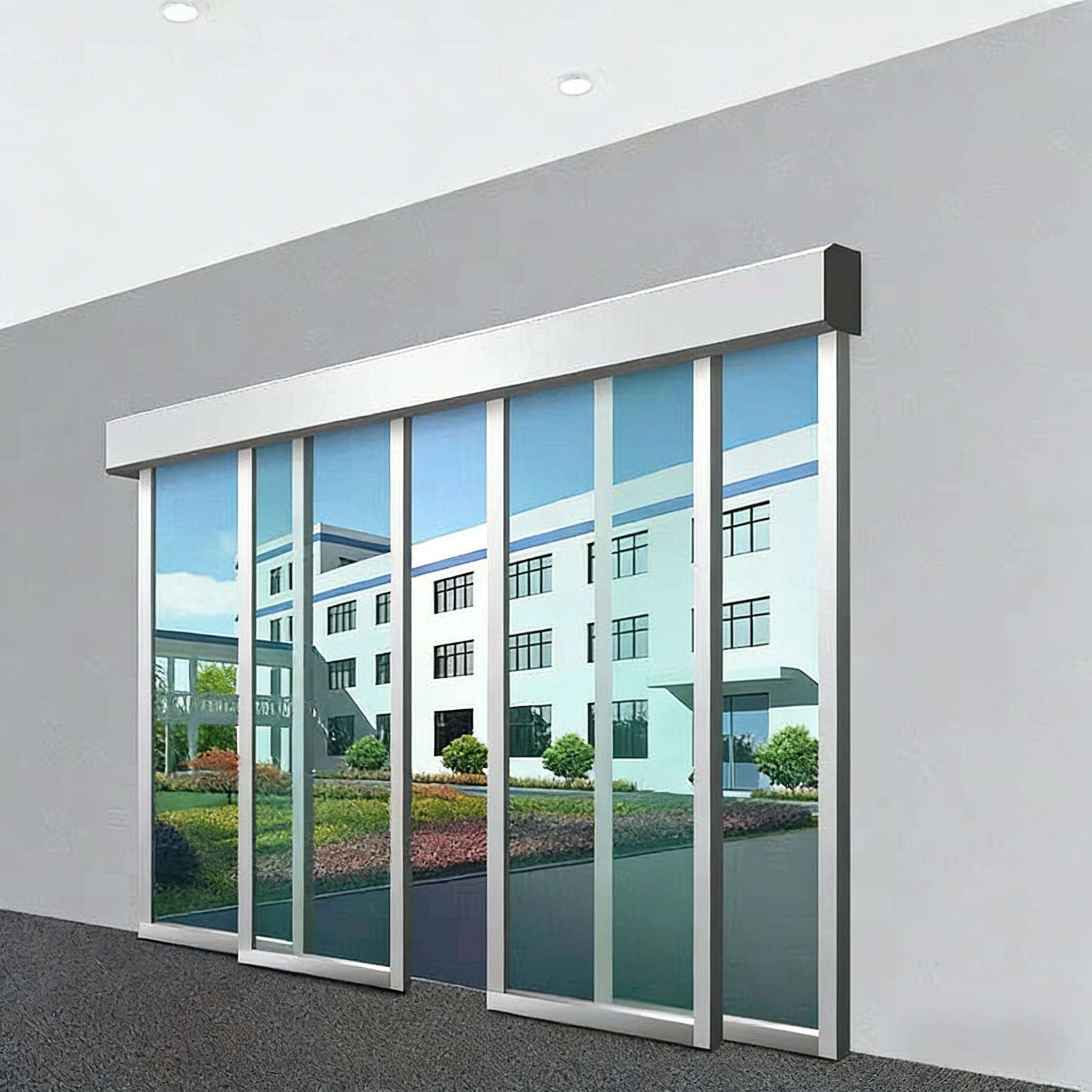 Carril de aleación de aluminio de alta resistencia, accionado por engranajes, para sistemas de puertas automáticas.