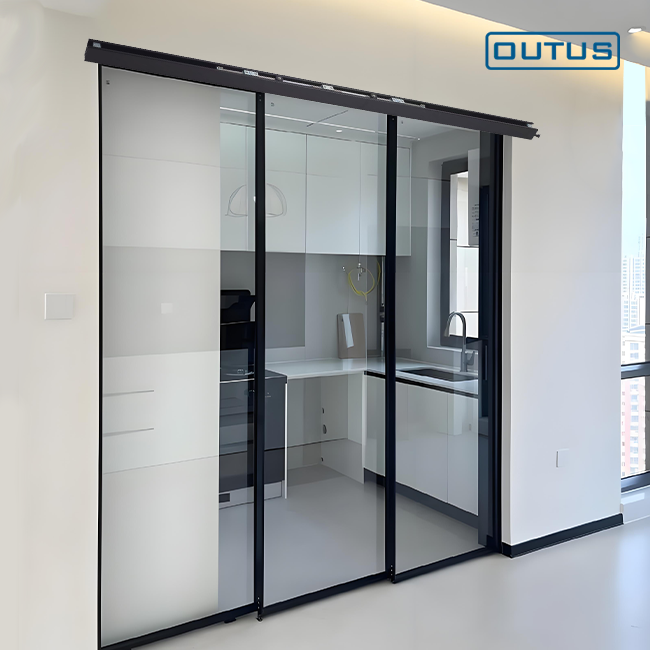 OUTUS Premium Magnetic Levitation Door System | Custom Size, Concealed Installation for Boutique & Corporate