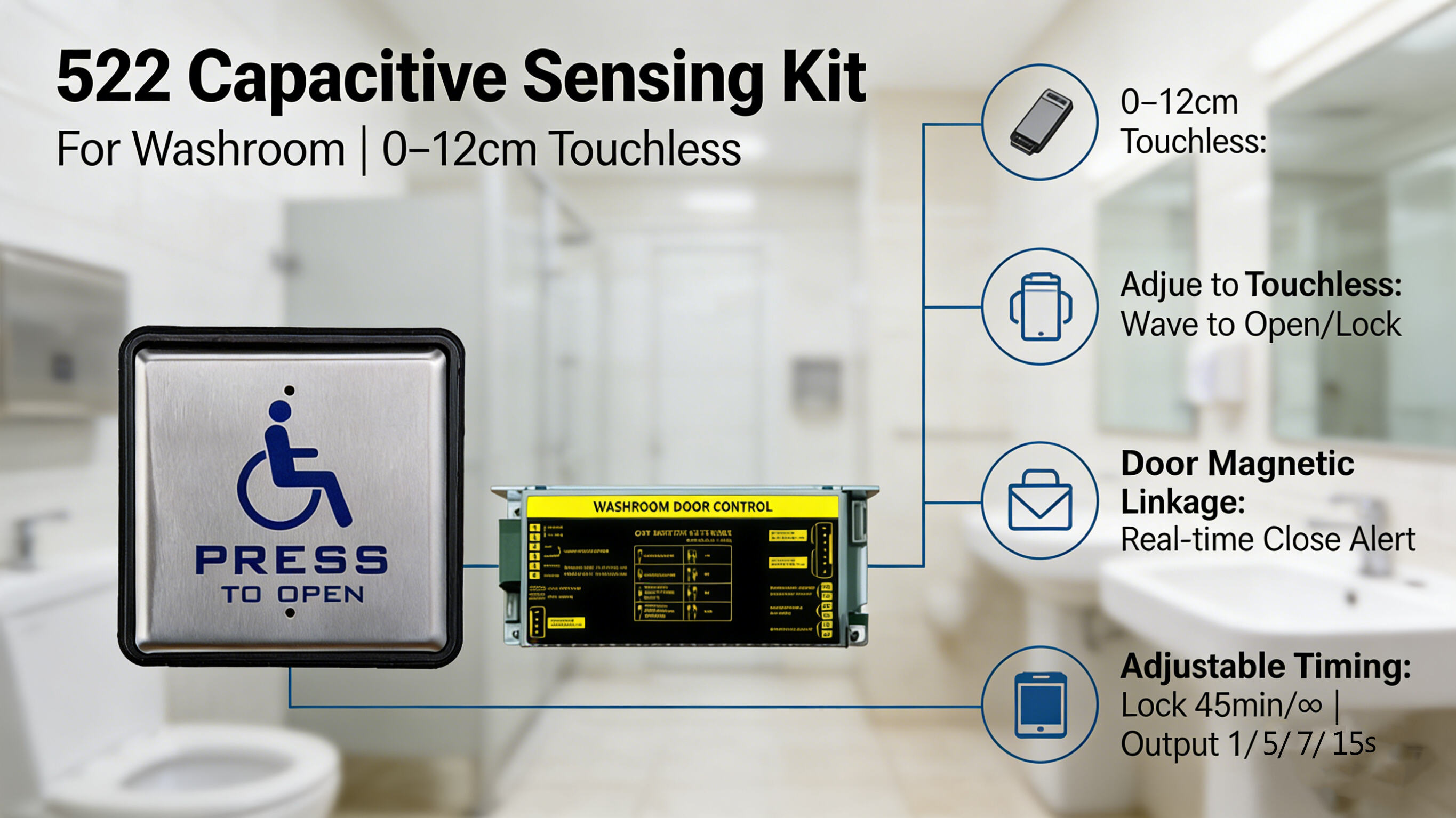 Capacitive Sensing Switch Kit Full View Display | Panel+Controller All Details & Accessories