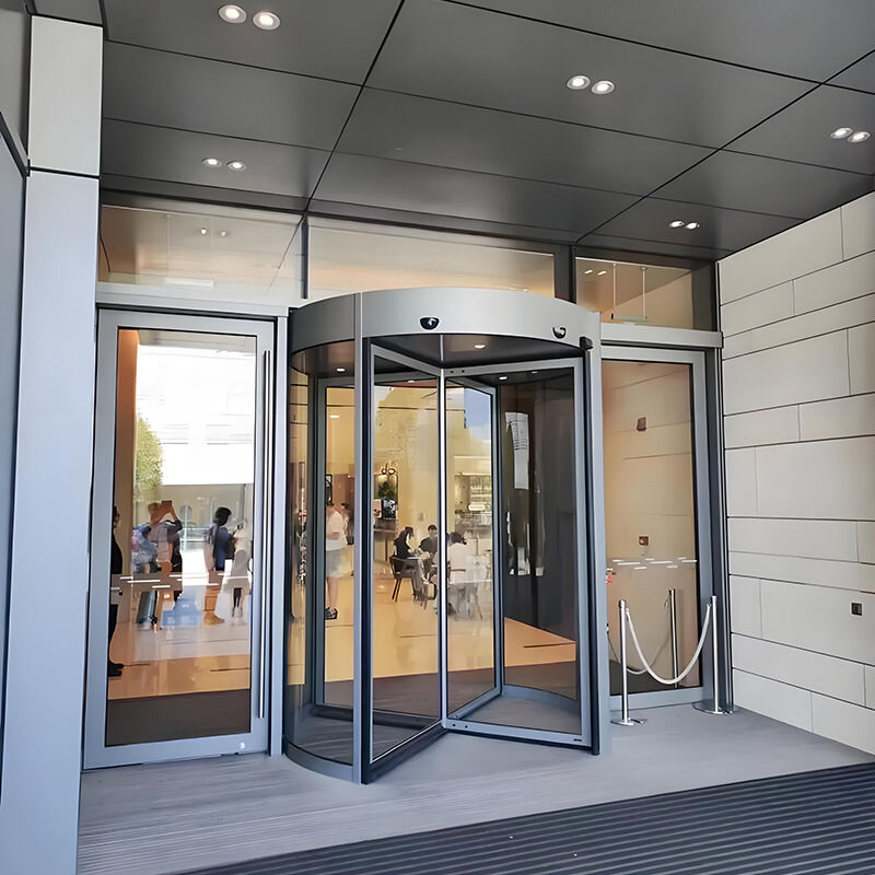 OUTUS Automatic aluminum alloy glass revolving door