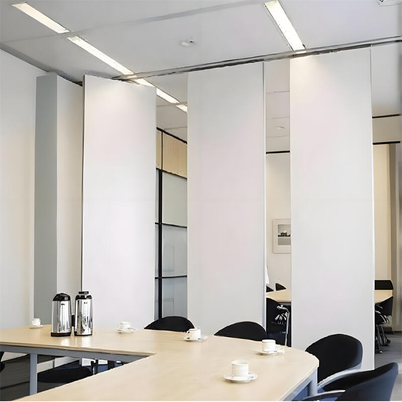 Puerta de partición de aluminio y vidrio: puerta corredera silenciosa para la división de espacios en cocinas y oficinas
