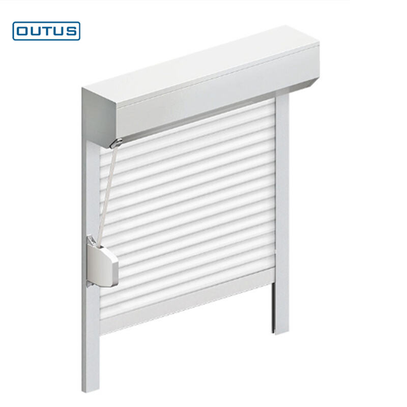 Ventana Eléctrica de Enrollable de Aluminio - Elevación con Un Solo Clic para Sombrilla Solar y Antirrobo en Balcón de Villa