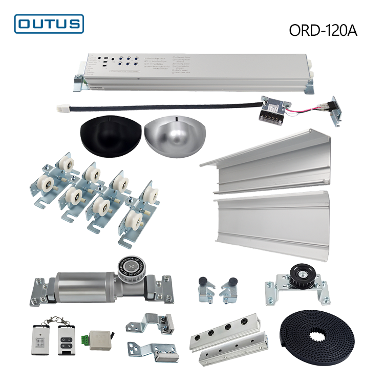 نظام الأبواب المنزلقة OUTUS ORD120A بسعة تحمّل ١٢٠ كغ – جاهز للتشغيل الفوري، تركيب خلال ٦٠ دقيقة