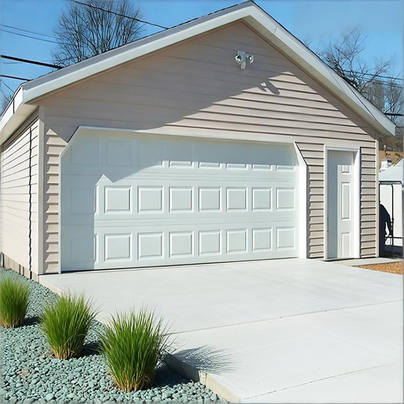 Puerta de garaje en aleación de aluminio: puerta elevadora automática de lujo para villa