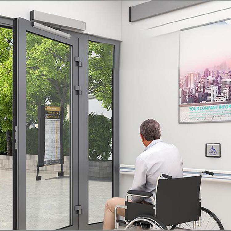 مشغّل باب تأرجحي أوتوماتيكي ذكي بتصميم عصري، طراز SW-500، وجهاز إغلاق وفتح كهربائي للباب