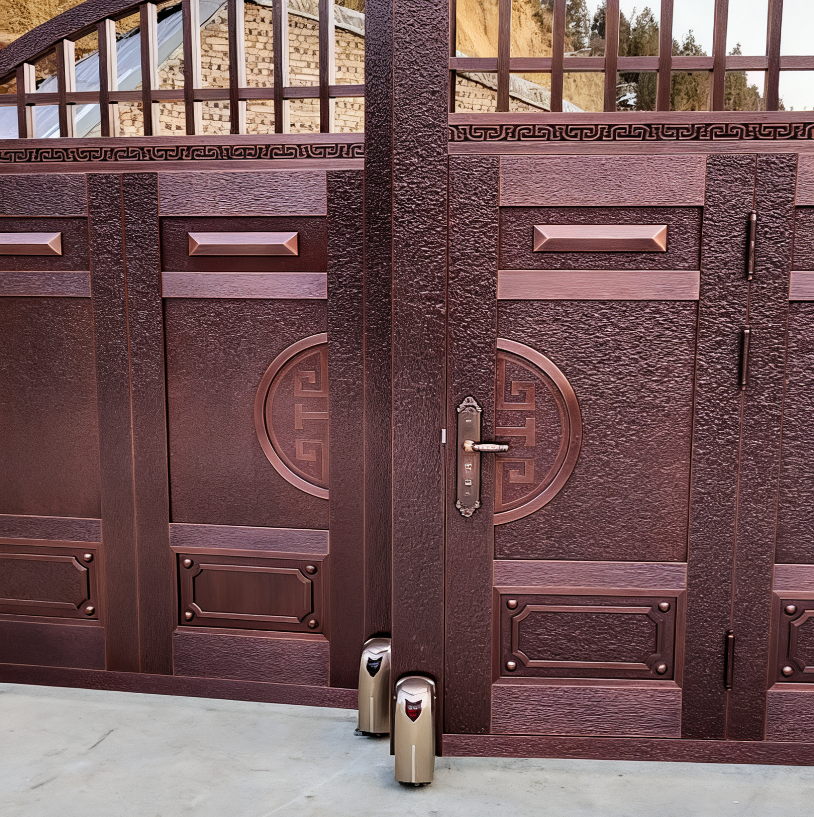 OUTUS Heavy Duty Swing Door Operator | 24V DC Motor, CE Certified for Hospital & Hotel 