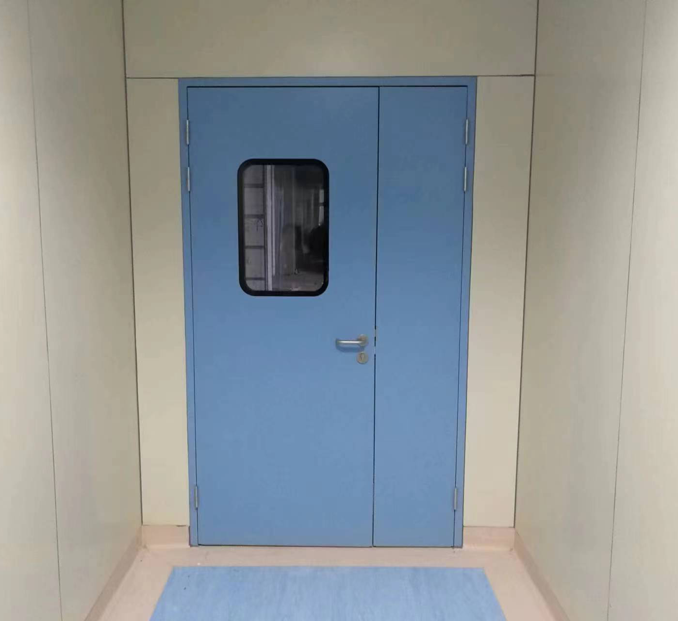 OUTUS Erişim Kontrol Çift Kanatlı Kapı Sistemi | Hemşire İstasyonu ile Entegre, Modern Hastane Koğuşları İçin