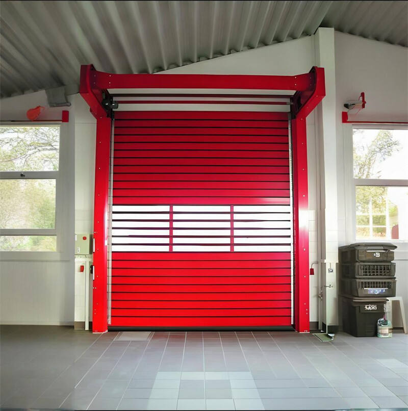 OUTUS Aluminum Alloy Rigid Roller High Speed Fast Door, Industrial Insulated Door