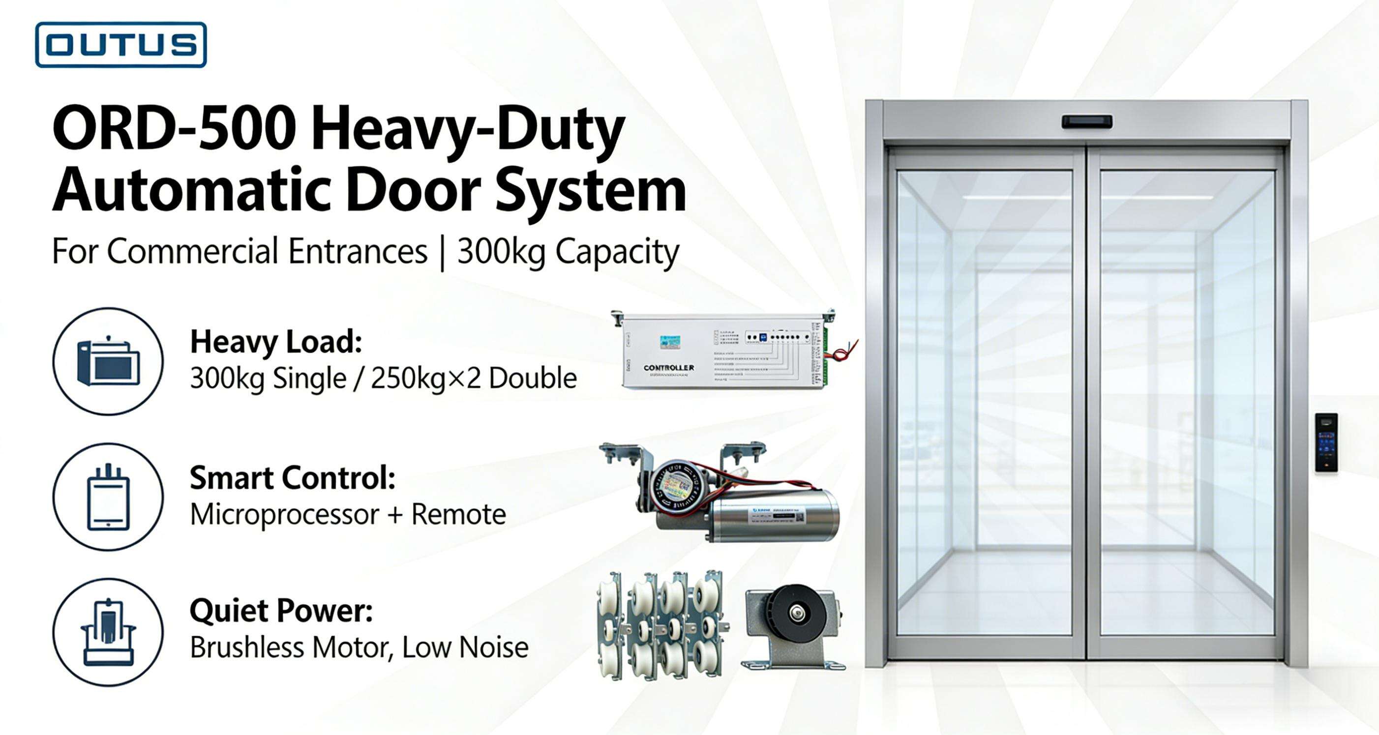 ORD500 Heavy-Duty Door Motor Controller - Full Set of Industrial-Grade Accessories Details