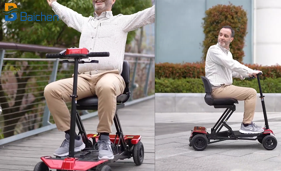 Lightweight Portable Electric Mobility Scooter With Lithium Battery