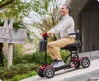 folding motorized scooter-1