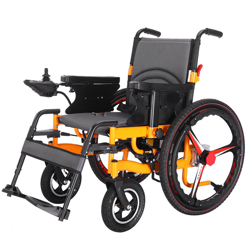 Folding Power Portable Steel Electric Wheelchair