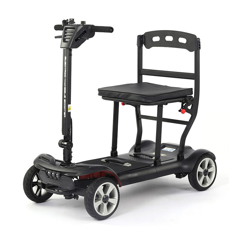new design premium 4 wheel ultra light mobility scooter elderly688-14