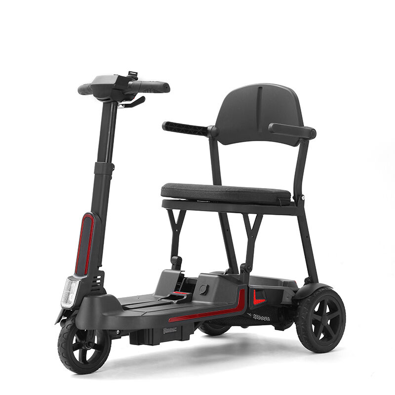 Ultra-lightweight adult three-wheeled mobility scooter