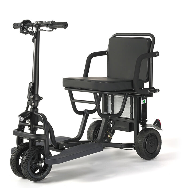 All Terrain Folding 4 Wheel Handicapped Scooter For Elder