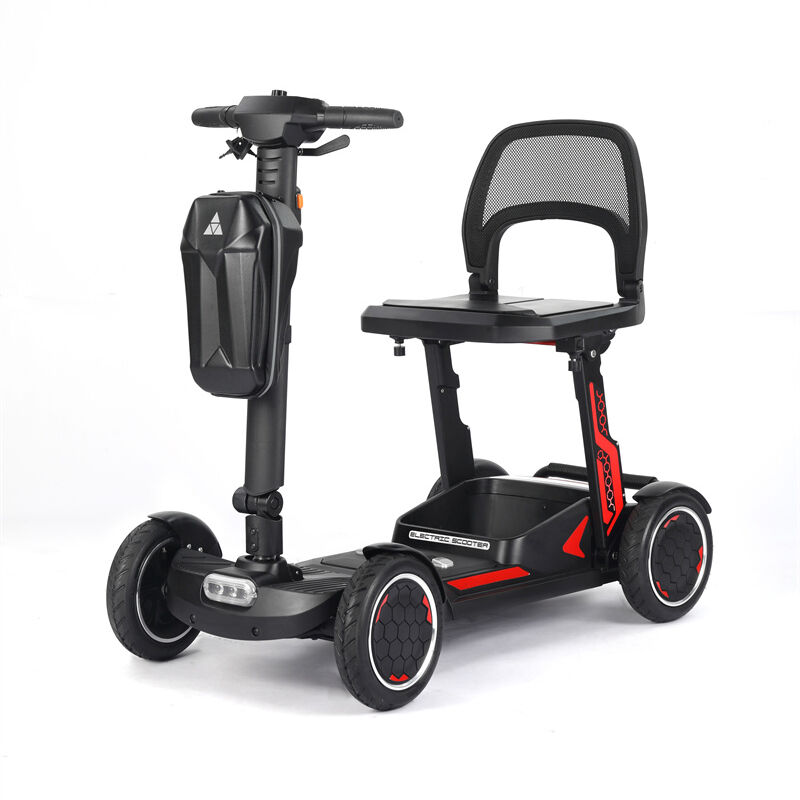 new design premium 4 wheel ultra light mobility scooter elderly688-11