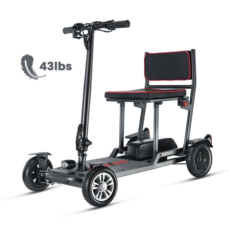 New Design Premium 4 Wheel Ultra-Light Mobility Scooter Elderly