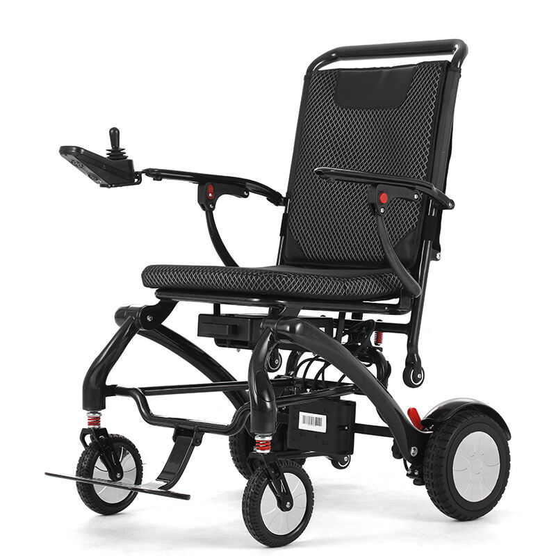 Luxury Light weight Lithium Battery Carbon Fiber Electric Wheelchair
