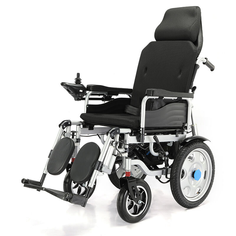 Reclining Steel Electric Wheelchair | High Back for Full Body Support