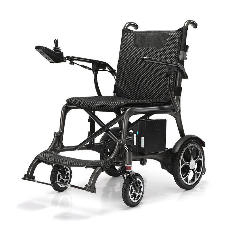 Travel Carbon Fiber Electric Wheelchair | Ultra Compact Design for Public Transport