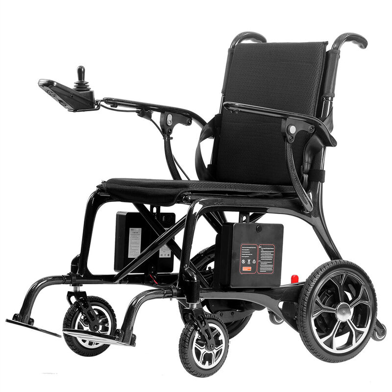 luxury rigid ultra light carbon fiber electric wheelchair-2