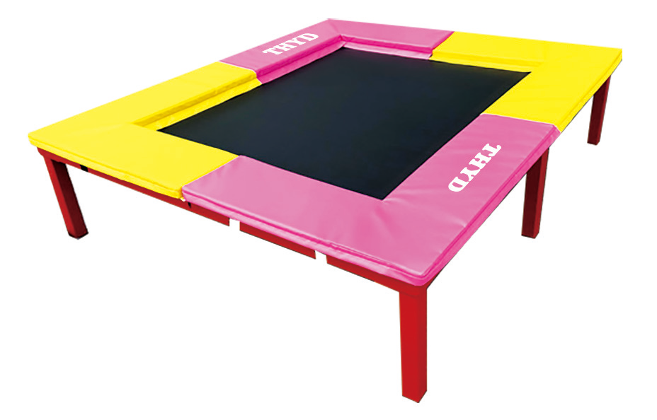 What training drills benefit most from controlled mini trampoline use?