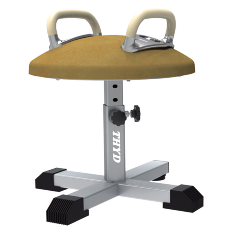 How does a mushroom trainer improve pommel technique consistency?