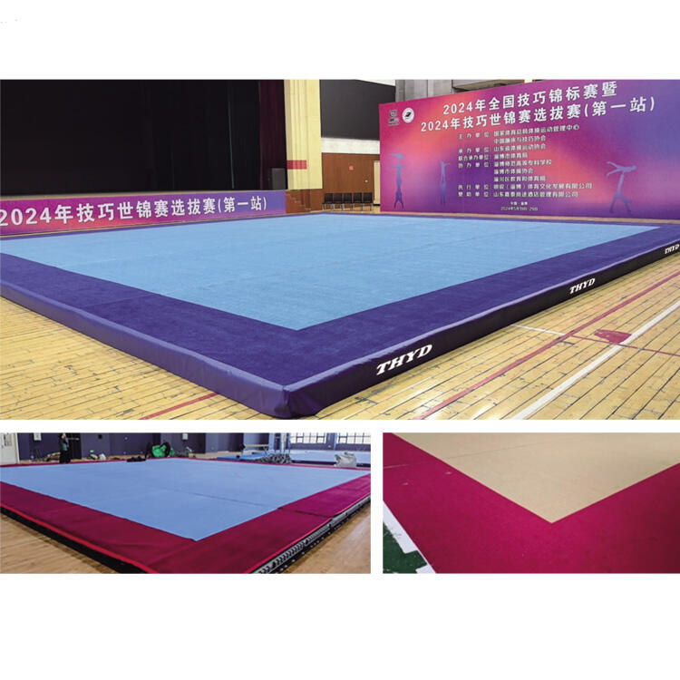 Taille/logo personnalisés Sol à ressorts pour exercices de gymnastique et d'aérobic
