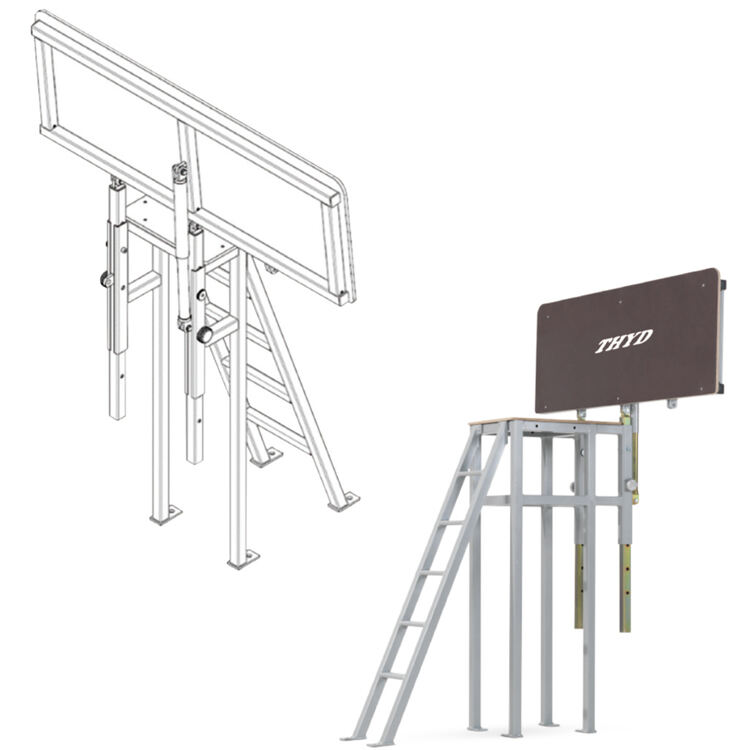 TRAINER PLATFORM FOR UNEVEN BARS AND HORIZONTAL BAR