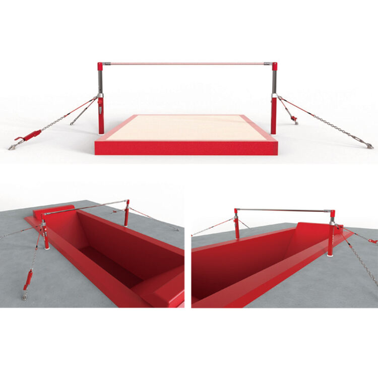 MINI-UPRIGHTS FOR INITIATION HIGH BAR AND UNEVEN BARS