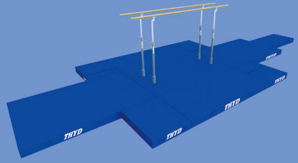 Tapis de compétition et d'entraînement de gymnastique professionnelle pour les barres parallèles Sports & Loisirs Produit