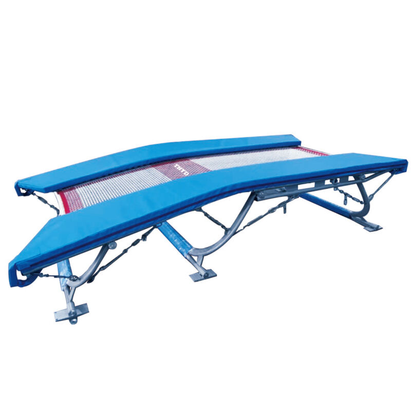Trampoline double mini de gymnastique professionnelle de haute qualité pour le sport et le divertissement