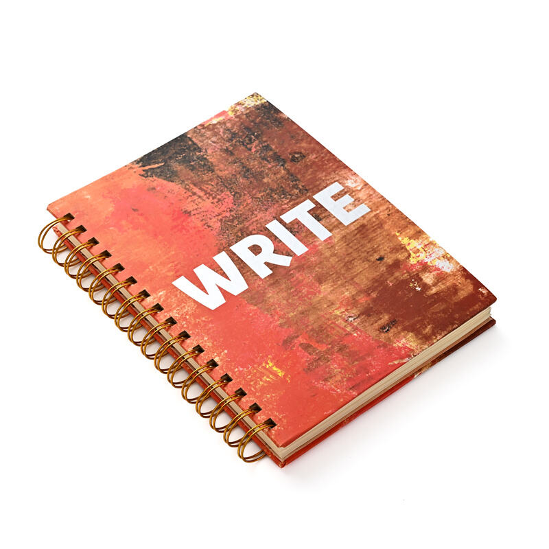 Hard cover Wirebound high quality 80sheets Spiral Notebook Available in Multiple Colors and Sizes
