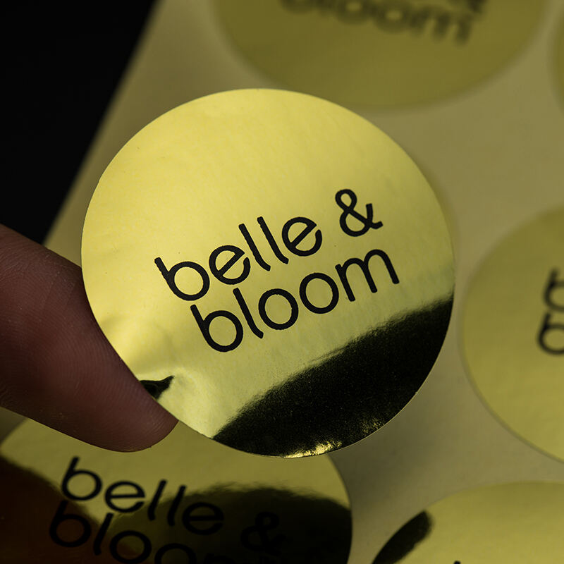 Light gold sticker