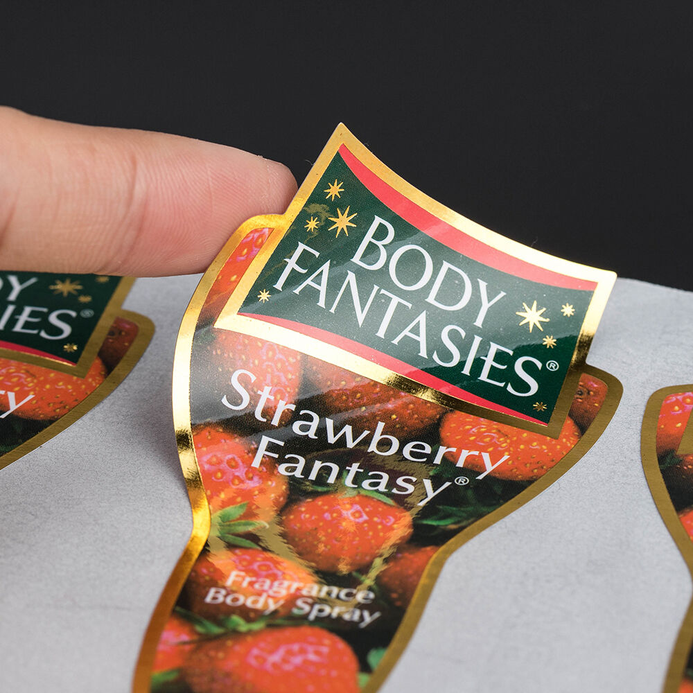 ホットフォイルスタンピングステッカー