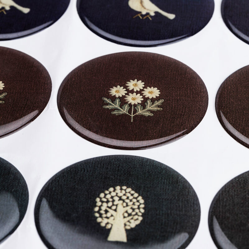 Epoxy resin sticker