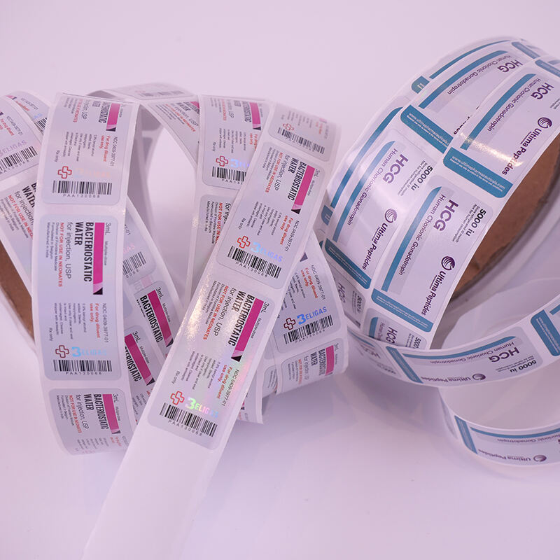 Cosmetics packaging labels - high-end texture and anti-counterfeiting