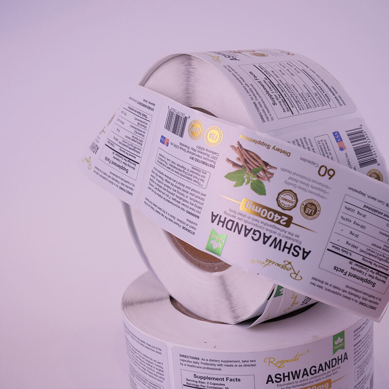 Étiquette de flacon de shampoing - durabilité et affichage de la marque