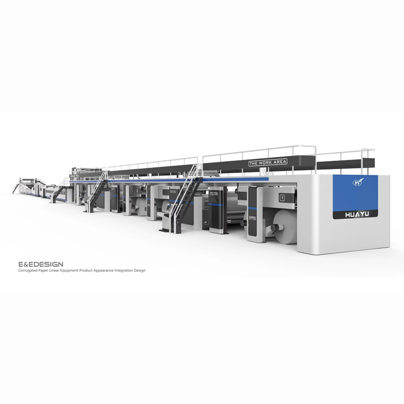 corrugated paper board production line