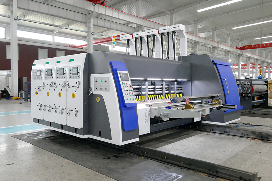 HUAYU-B Series fully computerized high speed printing slotting die cutting machine