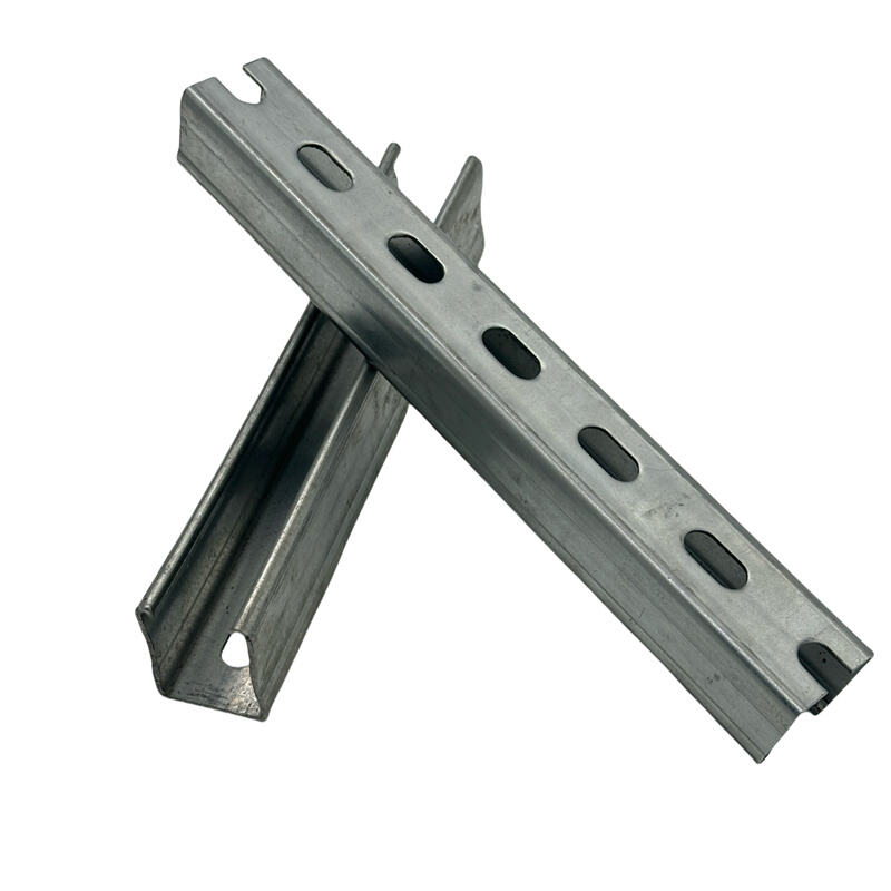 High-Strength Galvanized C-Steel Brackets PV Mounting Components with Custom Sizes Bulk Supply