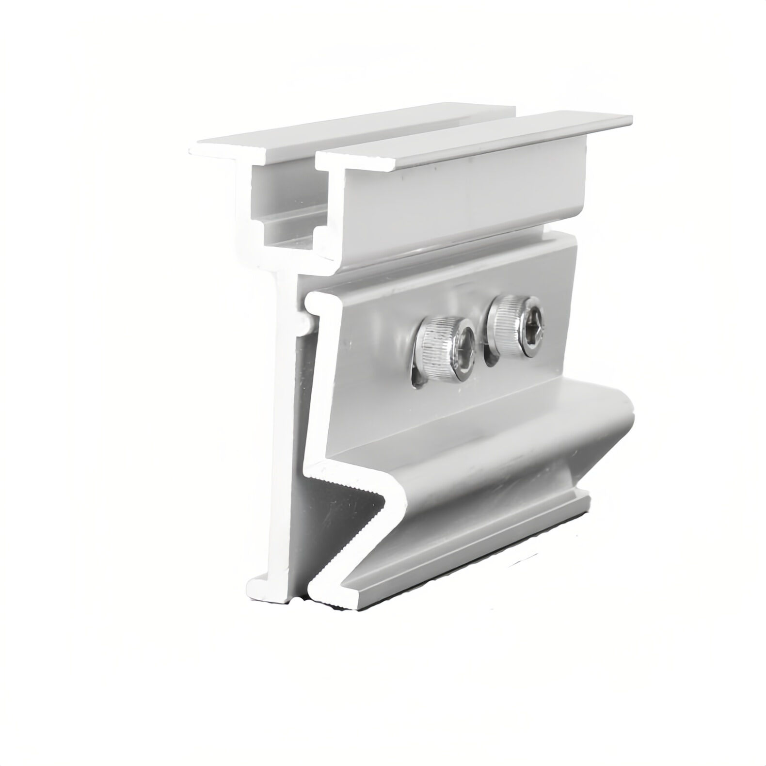 Versatile Aluminum Standing Seam Solar Mount Clamps for Rooftops Carports  Ground Mounts PV Support System