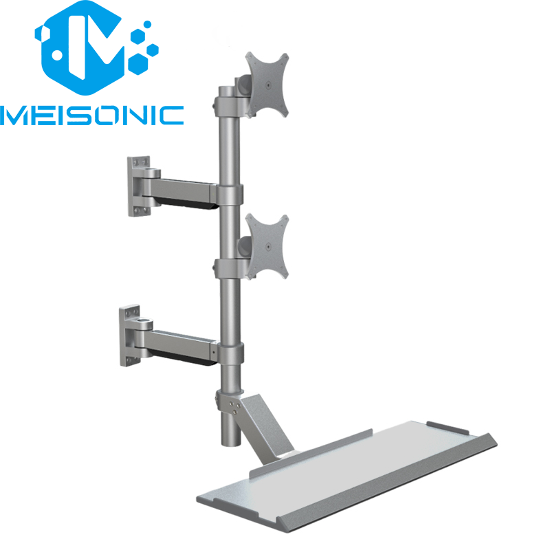 BDT-03-450 Industrial display bracket wall mounted machine tool equipment supporting integrated machine lifting bracket with keyboard