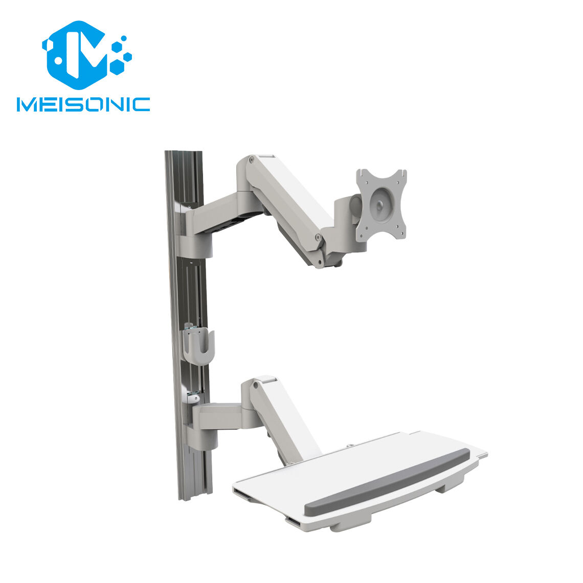 WS-GA02KB-2 Monitor wall mount bracket with gas spring monitor arm