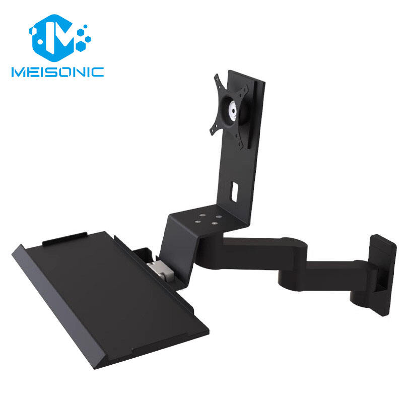T9-MA02KBL Industrial Wall mounting Gas Spring Arms Monitor Support Mounted Mounted
