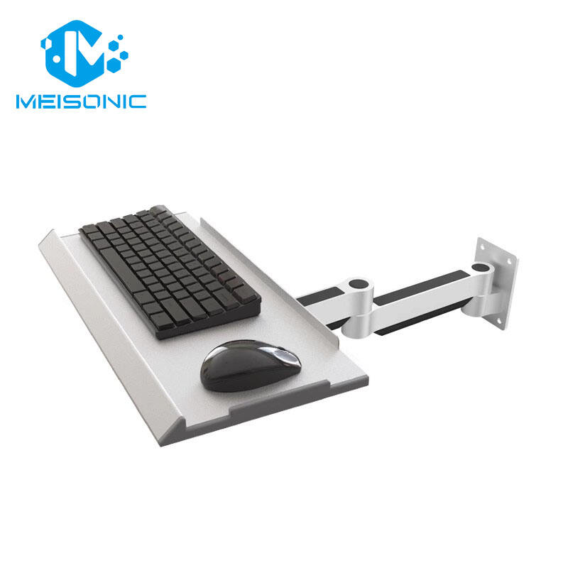 T1-W2KB VESA-სტანდარტის მიხედვით მონტაჟის მაუნტები ალუმინის მანქანებისთვის, თაგვის და კლავიატურის მონიტორის მაუნტი