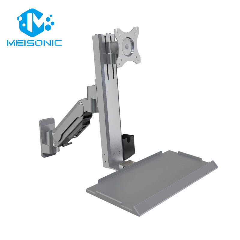 T9-GA01KB  Industrial PC mount Foldable monitor and keyboard stand monitor wall mount