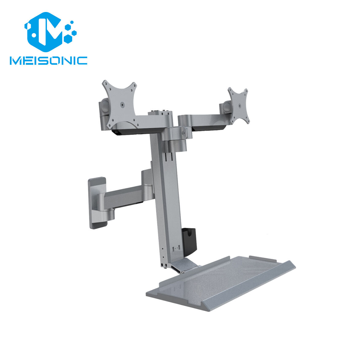 Support d'affichage T9-MA01KB-HSP Support en aluminium Bras articulé pour moniteur Bras de moniteur robuste