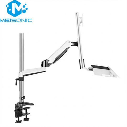 Supports de moniteur robustes réglables GA199KB-ZM2 pour machines industrielles, support d'affichage rotatif à 360 degrés, support d'écran