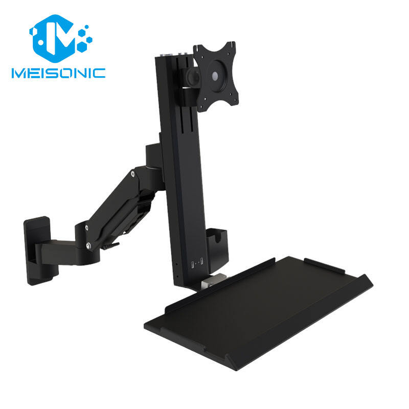 T9-GA02KB VESA monitor mount Articulating monitor arm Wall-mounted monitor bracket